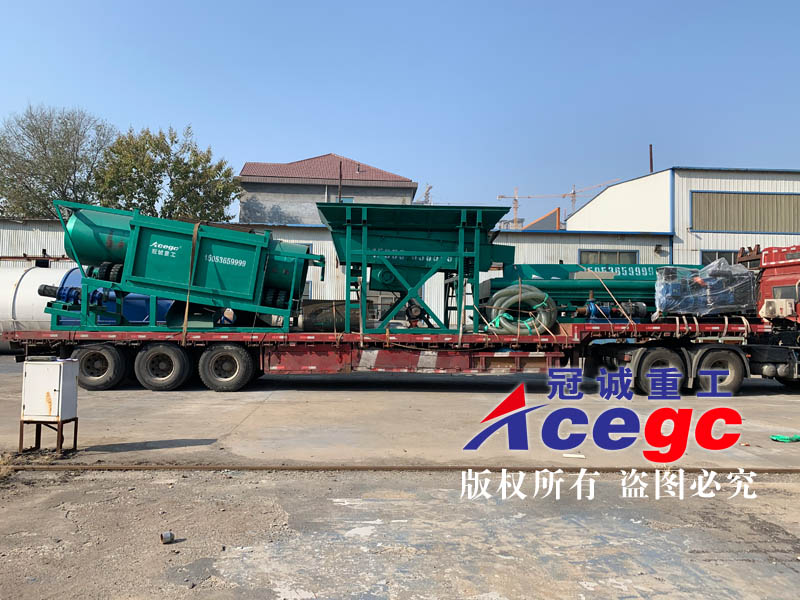 淘沙金設備發往外蒙古國