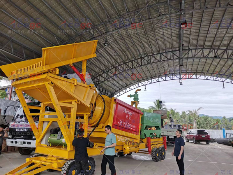 移動式滾筒篩沙金設備發往菲律賓