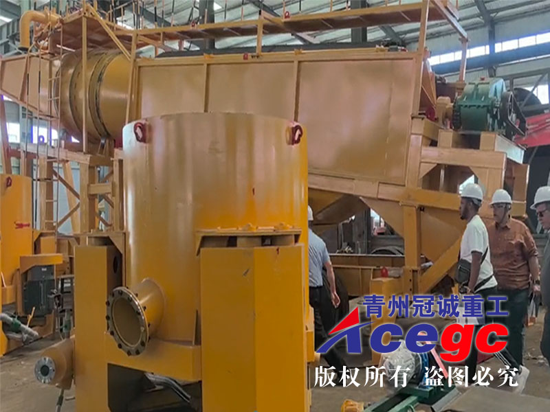 國外客戶實地考察沙金設備出口