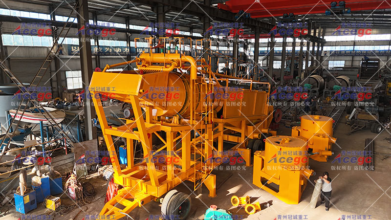 移動式沙金設備