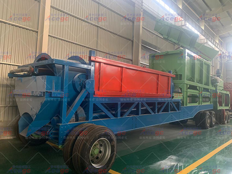 移動沙金設備組合選礦車